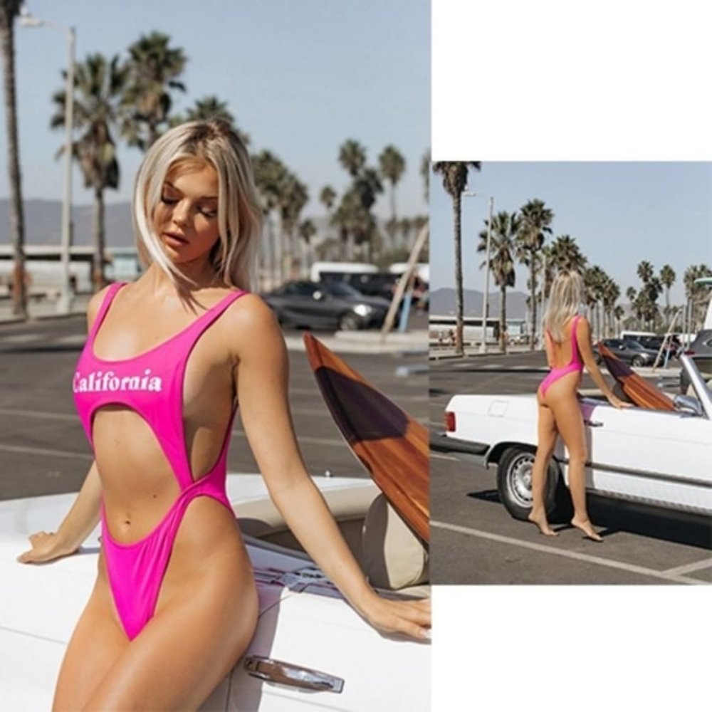 Chloe Rose Surfs Up! One Piece Women's Swimsuit S